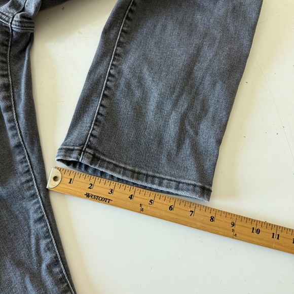 Lucky Brand 410 Athletic Straight Leg Charcoal Black Denim Jeans Mens 42 x 32 - Picture 11 of 12